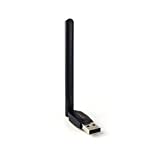 Skyeen 150Mbps USB WiFi Dongle Antena Wifi USB USB2.0 Adaptador inalámbrico de Red WiFi Ethernet 802.11b / g/NW/Antena para DVB-S2 STB