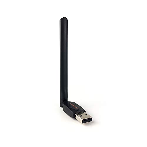Skyeen 150Mbps USB WiFi Dongle Antena Wifi USB USB2.0 Adaptador inalámbrico de Red WiFi Ethernet 802.11b / g/NW/Antena para DVB-S2 STB