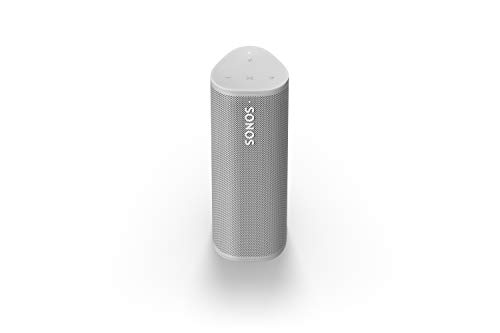 Sonos Roam Altavoz portátil, 10 Horas de autonomía, Impermeabilización Certificado IP67, Wi-Fi y Bluetooth, Multiroom, Apple AirPlay 2, Tecnología Trueplay, Control por Voz y con Sonos App - Blanco.