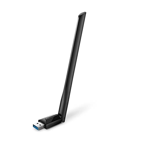 TP-Link Archer T3U Plus AC1300 - Adaptador Wi-Fi Dual Band 5GHz/2.4GHz, USB 3.0, Antena Wi-Fi Externa Ajustable, Señal Potente, Turbo 256QAM, Compatible Windows/MacOS