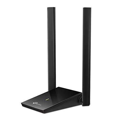 [Nuevo] TP-Link Archer T4U Plus AC1300- Adaptador Wi-Fi USB Dongle, Doble Banda 2.4GHz/5GHz, USB 3.0, Antenas Wi-Fi 5dBi Largo Alcance, MU-MIMO, Compatible Windows 10/8.1/8/7, Mac OS