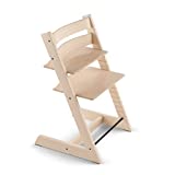 TRIPP TRAPP® Silla evolutiva de madera | Silla de altura regulable perfecta para bebés, niños y adultos | Tipo de madera: Beech | Colour: Natural