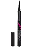 Maybelline New York Hyper precise all day, Eyeliner rotulador semipermante, waterproof, Negro - 700 Black