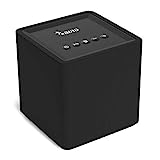 eBIRD Altavoz WiFi con Chromecast Integrado para Streaming de música inalámbrica, Compatible con Android e iOS, Compatible con multiroom, Google Home, Spotify Connect, Caja de 10 W, Color Negro
