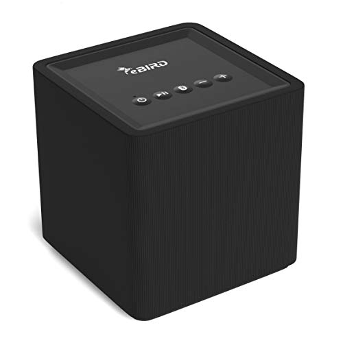 eBIRD Altavoz WiFi con Chromecast Integrado para Streaming de música inalámbrica, Compatible con Android e iOS, Compatible con multiroom, Google Home, Spotify Connect, Caja de 10 W, Color Negro