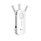 TP-Link RE450 - Repetidor Wi-Fi AC1750, amplificador de red, velocidad doble banda, 1 x puerto Gigabit, luz señal inteligente, modo AP, fácil configuración