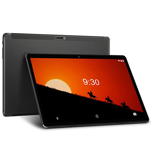 Tablet 10 Pulgadas con Android 10 Certificada por Google GMS Tablet, YESTEL X7 4 GB de RAM y 64 GB, Doble SIM/GPS/WiFi/Estuche para Tablet y Más Incluidos - Negro