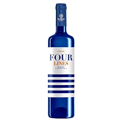 Four Lines Verdejo Vino Blanco D.O. Rueda- botella de 750 ml - BODEGA CUATRO RAYAS