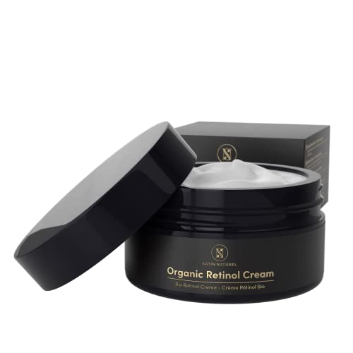 Crema Facial de Retinol ORGÁNICO Lifting 100ml - Sistema de Retinol de Liberación Sostenida + Acido Hialurónico Puro - Crema Antiarrugas Mujer - Vegano - Crema Hidratante