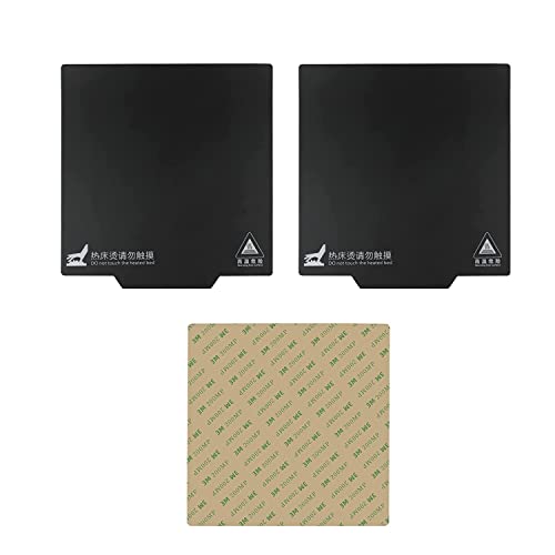 IdeaFormer 3 Piezas 220x220mm Cama De ImpresióN MagnéTica Flexible Premium (2A+B), Placa de ImpresióN ExtraíBle,Superficie De ConstruccióN MagnéTica Profesional Para Impresora 3D