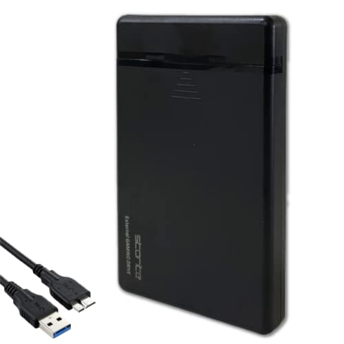 Disco Duro Externo Para juegos de 2,5", Disco Duro Externo USB 3.0, Almacenamiento y Copia de Seguridad Para XBOX, PS4, PS3, Juegos de PC, Juegos Android, Smartphones, MAC y Muchos Más 500GB