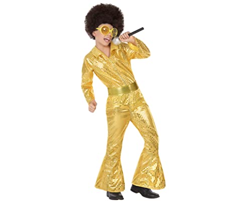 ATOSA disfraz disco dorado niño infantil 10 a 12 años