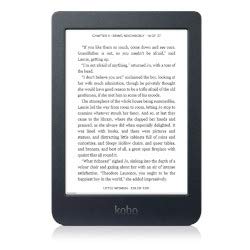 Kobo Nia | eReader | Pantalla táctil antirreflejos de 6” | Temperatura del Color y Brillo Ajustables | eBooks | WiFi | 8 GB de Almacenamiento | Tecnología Carta E Ink | Negro