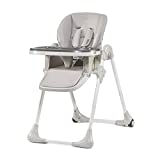 Kinderkraft Trona Bebé Ajustable YUMMY, Bandeja, Hasta 3 Años, Gris