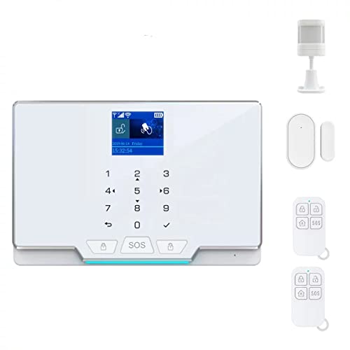 Alarmas para casa con Sensor de Movimiento - Alarma sin cuotas- Kit Alarma WiFi-gsm- Alarma casa con Sensor de Puertas y Ventanas