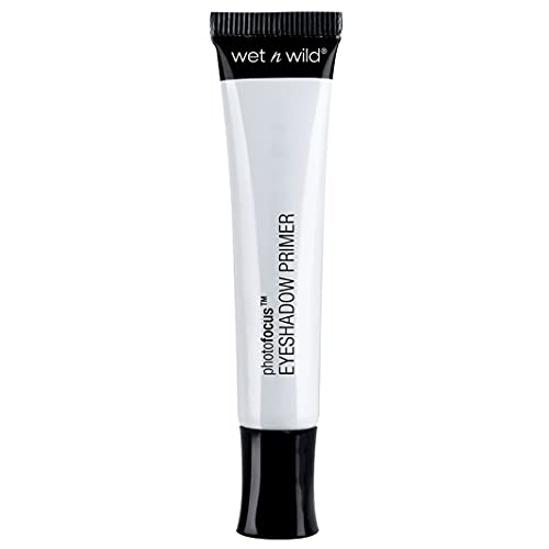 Wet n Wild Photo Focus Eyeshadow Primer - Primer Para Los Párpados - Primer Ojos, Base Transparente Y De Larga Duración, color White, 10 ml