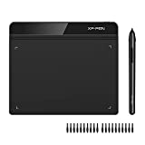 XP-PEN G640 Tableta Gráfica de Dibujo 6 x 4 Pulgadas para Juego OSU, Tableta Digital con Lápiz sin Batería Compatible con Windows 10/8/7, Mac 10.10 y Superior