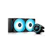 DEEP COOL GAMMAXX L240 V2,AIO Refrigeración Líquida de CPU, 2 * 120mm RGB PWM Ventiladores Silenciosos, Controlado RGB por Placa Base, Garantía de 3 Años