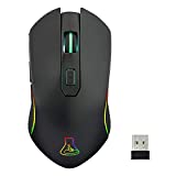 THE G-LAB Kult XENON Ratón Gaming Inalámbrico Recargable de Alto Rendimiento - Ratón Gaming Inalámbrico 5000 DPI, LED RGB, 6 Botones, Software Dedicado, Ligero y Rápido, Compatible con PC/PS4/Xbox One