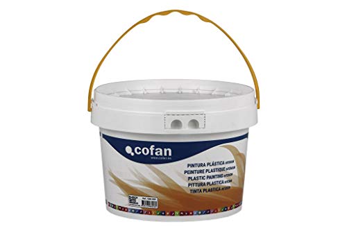 Cofan 15002382 - Pintura plástica interior (20 kg) color blanco