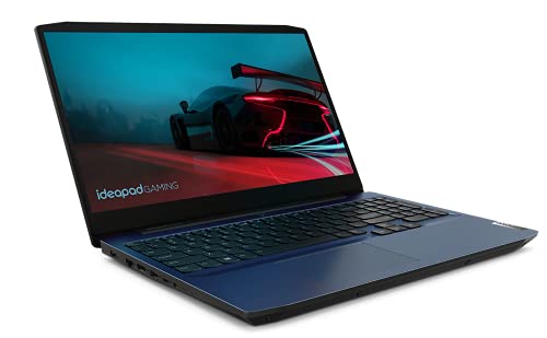 Lenovo IdeaPad Gaming 3 - Portátil Gaming 15.6" FullHD (AMD Ryzen 7 4800H, 16GB RAM, 512GB SSD, NVIDIA GTX1650-4GB, Sin Sistema Operativo), Color Azul- Teclado QWERTY Español