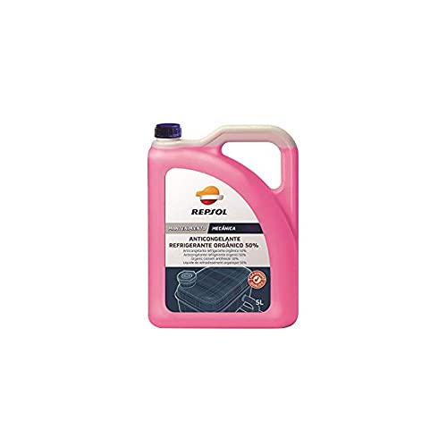 REPSOL Anticongelante Refrigerante Orgánico 50%, 5L