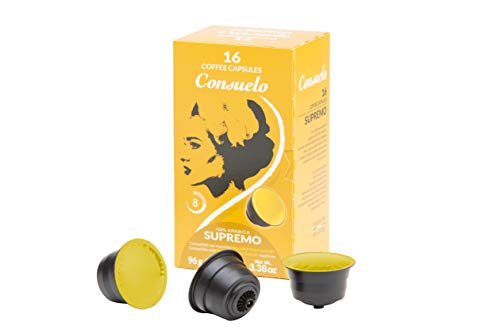 Consuelo - cápsulas de café compatibles con Dolce Gusto* - Supremo, 96 cápsulas (16x6)