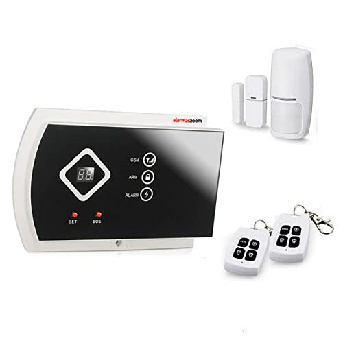 Alarma GSM Hogar inalámbrica G10A AZ016 con pantalla led y control remoto mediante APP mensajes texto SMS. Sin cuotas conexión. Funciona con tarjeta SIM GSM. Alarma para casa. Alarma en propiedad