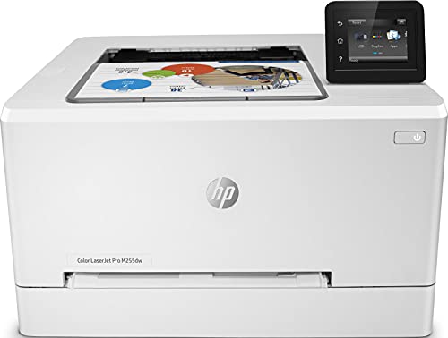 HP Color LaserJet Pro M255dw 7KW64A, Impresora Láser Color, Impresión a Doble Cara Automática, Wi-Fi, Ethernet, USB 2.0 alta velocidad, Host USB, HP Smart App, Pantalla Táctil en Color, Blanca