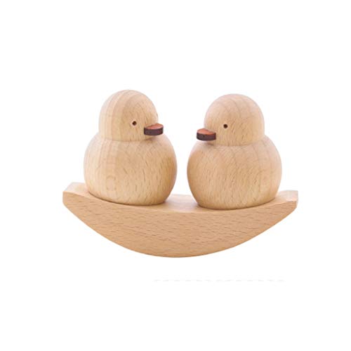 NYKK Ornamento de Escritorio Inicio Decoraciones, Pato de Escritorio Hace, Creativo MDF Adornos como Regalos for los Amigos artesanías decoración