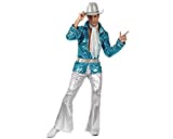 ATOSA disfraz disco azul hombre adulto XL
