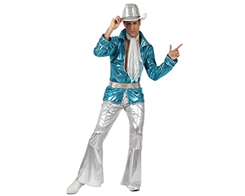 ATOSA disfraz disco azul hombre adulto XL