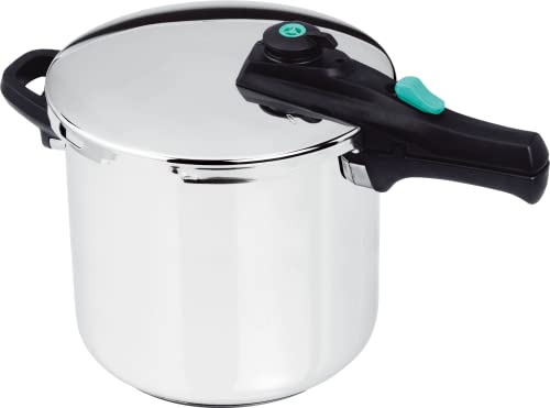 Bastilipo Cronos - Olla Rápida 10L De Acero Inoxidable 25 cm diámetro - Olla a presión apta para inducción (0630)
