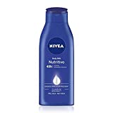 NIVEA Body Milk Nutritivo (1 x 400 ml), leche corporal para una hidratación profunda durante 48 horas, crema hidratante corporal con aceite de almendras