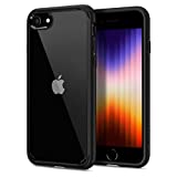 Spigen Funda Ultra Hybrid Compatible con iPhone SE 2022 5G, iPhone SE 2020, iPhon 8 y iPhone 7 - Negro