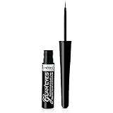 Rimmel London Glam'eyes, Delineador de oyos líquido tono 001 Black Glamour, 3.5 ml