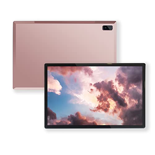 Tablet 10 Pulgadas 8 Core Android 10.0 Certificado por Google GMS 4G LTE Tablets,4GB de RAM y 64 GB, GPS,5G WiFi,Oro Rosa