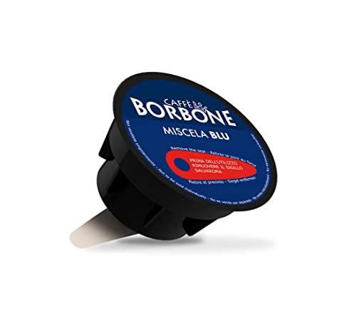 Caffè Borbone Café Mezcla Azul - 90 cápsulas (6 paquetes de 15) - Compatibles con las Cafeteras Nescafé®* Dolce Gusto®*