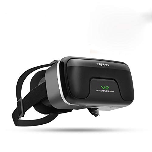 3D VR Gafas de Realidad Virtual, VR Glasses Visión Panorámico 360 Grado Película 3D Juego Immersivo para Móviles 4.7-6.53 Pulgada