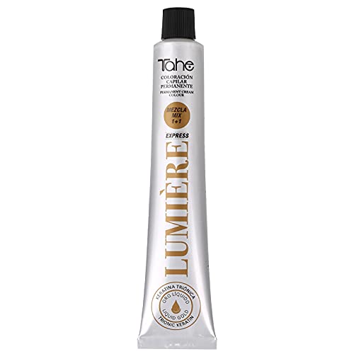 Tahe Lumière ExpressTinte de Pelo Profesional Coloración de Cabello Permanente Tinte Castaño Claro Ceniza Natural Tono 5.11 100 ml