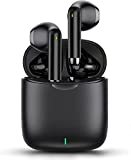 Auriculares Inalámbricos, Auriculares Bluetooth HiFi Estéreo, Cascos inalambricos Bluetooth IPX5 Impermeables,In-Ear Cascos Bluetooth Inalámbricos con Microfono Dual y Caja de Carga