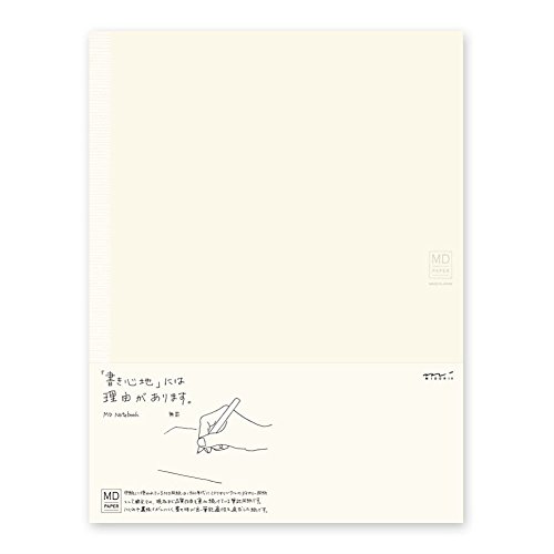 Midori MD Notebook - Cuaderno de papel japonés, A4, color crema