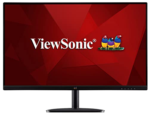 ViewSonic VA2432-H Monitor IPS Full HD de 24 Pulgadas con diseño sin Marco, VGA, HDMI, Cuidado de la Vista para Trabajar y estudiar en casa