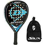 Pala de Padel Sonic Soft + Bandolera Siux / Mejores Palas de pádel para Control y Potencia / Raquetas de pádel para Hombre Mujer y niño / Marco Fabricado en Carbono