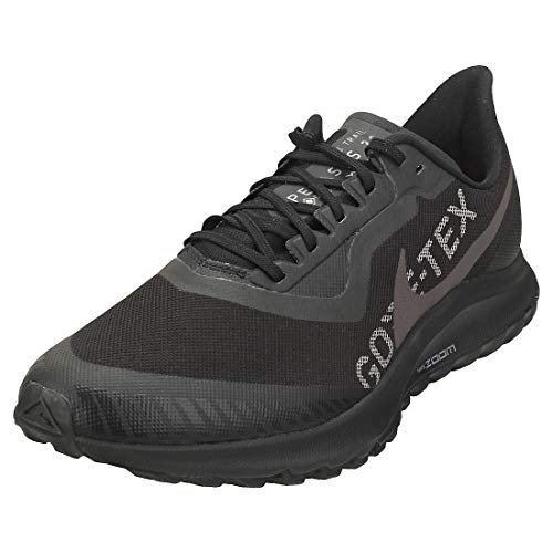 Nike Zoom Pegasus 36 Trail GTX, Zapatillas de Running para Asfalto Hombre, Multicolor (Black/Thunder Grey/Total Orange 001), 42 EU