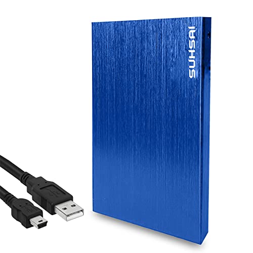 Disco duro externo portátil F32 USB 2.0, disco duro de 2,5" para copia de seguridad/almacenamiento, disco duro de 500 GB compatible con MAC, PC, portátil, Chromebook