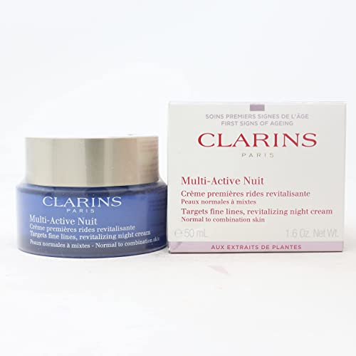 Clarins Multi Active Crema de Noche, Piel Normal a Seca - 50 ml