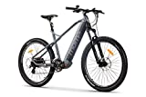 Moma Bikes Bicicleta Eléctrica E-MTB 27.5", Shimano 24vel, frenos hidráulicos, batería Litio 48V 13Ah (624Wh)