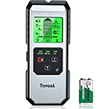 Detector de escáner de pared con sensor electrónico 6 en 1 actualizado, detector de pared de madera, detector de haz para tubos de yeso, cables de CA en vivo, con pantalla LCD y advertencia de sonido
