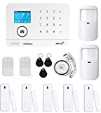 Sistema de Alarma doméstica inalámbrica, TecPeak Kit de Alarma WiFi/gsm con Seguridad Sirena Proporciona un Modo Altamente eficaz para Proteger tu hogar y Oficina